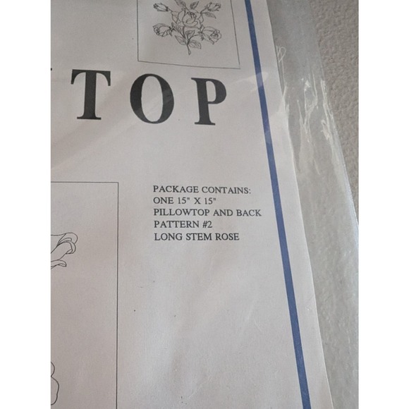Pillow Top Jack Dempsey Needle Art Item 661 Pattern #2 - Picture 4 of 8